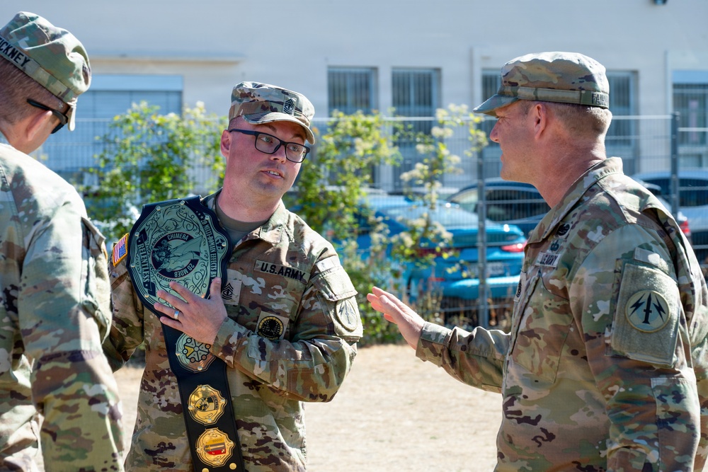 Multi-Domain Command Europe's Extended Range Sensing and Effects Company conducts Change of Responsibility