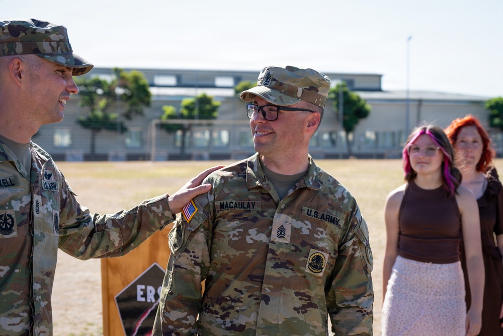 Multi-Domain Command Europe's Extended Range Sensing and Effects Company conducts Change of Responsibility