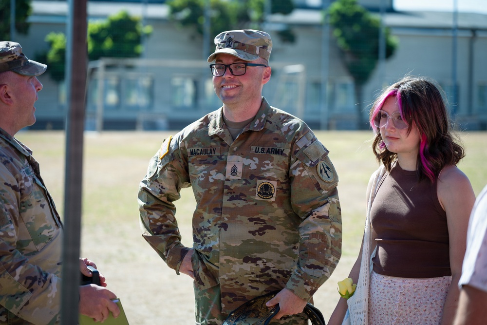 Multi-Domain Command Europe's Extended Range Sensing and Effects Company conducts Change of Responsibility