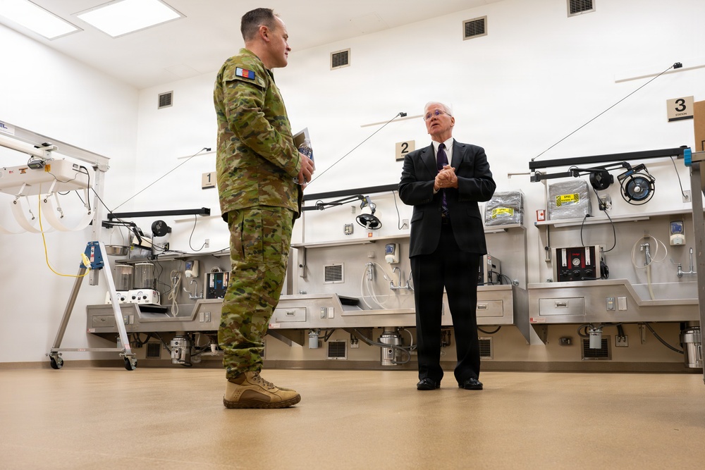Australian Defence Leader Visits AFMAO to Learn from Care for the Fallen