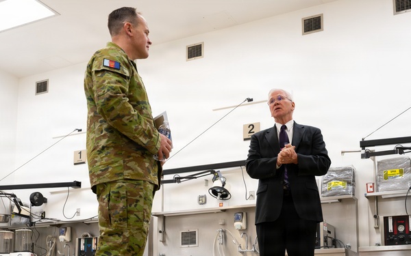 Australian Defence Leader Visits AFMAO to Learn from Care for the Fallen