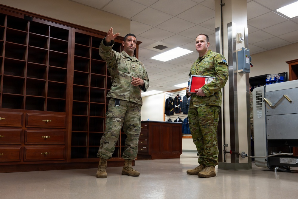 Australian Defence Leader Visits AFMAO to Learn from Care for the Fallen