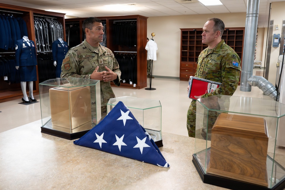 Australian Defence Leader Visits AFMAO to Learn from Care for the Fallen