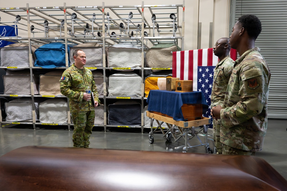 Australian Defence Leader Visits AFMAO to Learn from Care for the Fallen