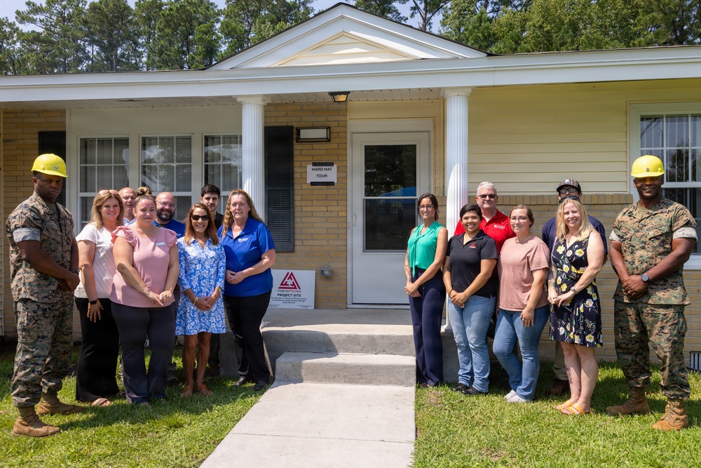Camp Lejeune Showcases Family Housing Renovations