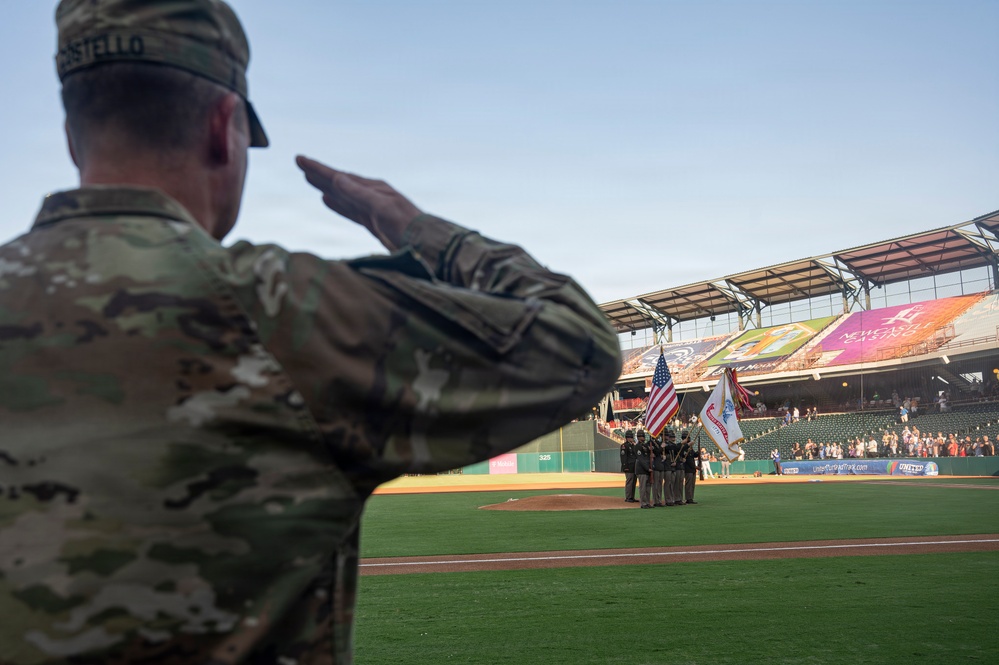 Oklahoma City Comets hosts Salute to Armed Forces Night