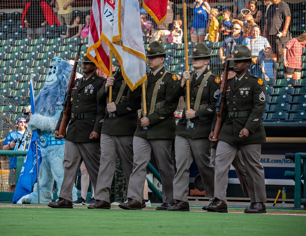 Oklahoma City Comets hosts Salute to Armed Forces Night
