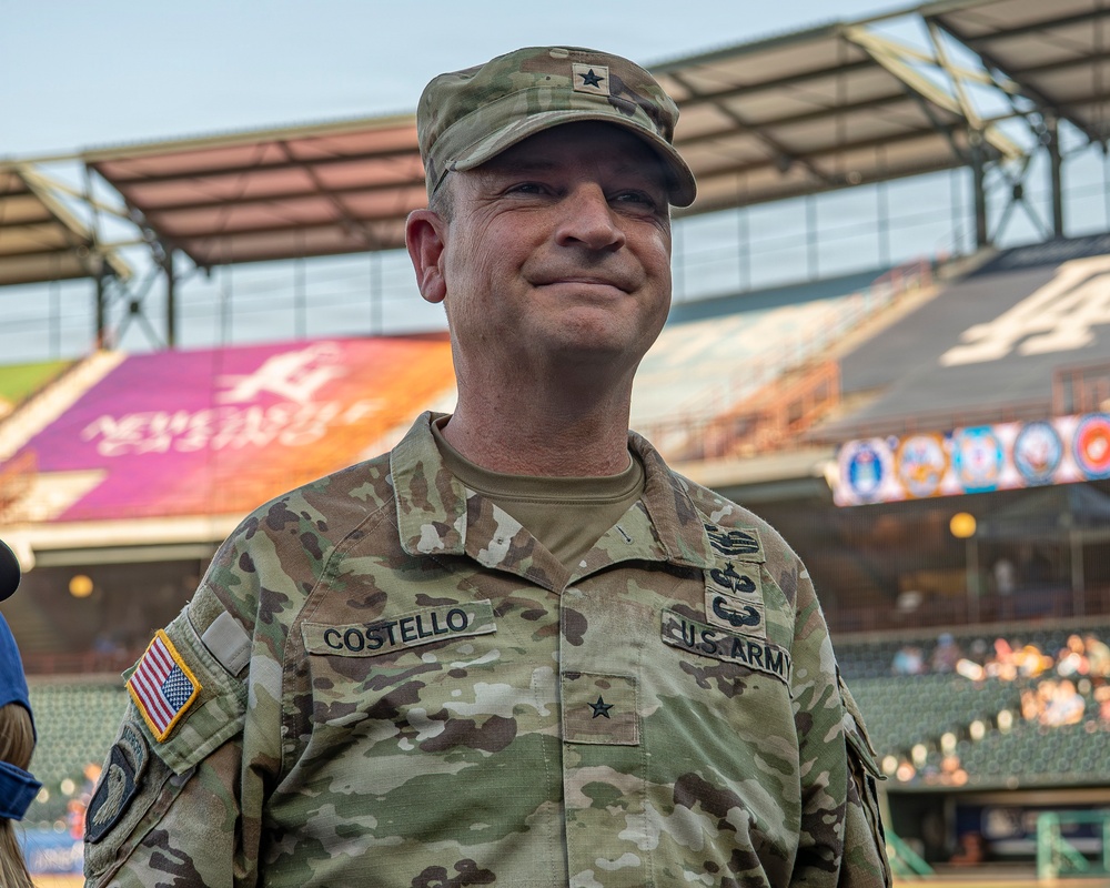 Oklahoma City Comets hosts Salute to Armed Forces Night