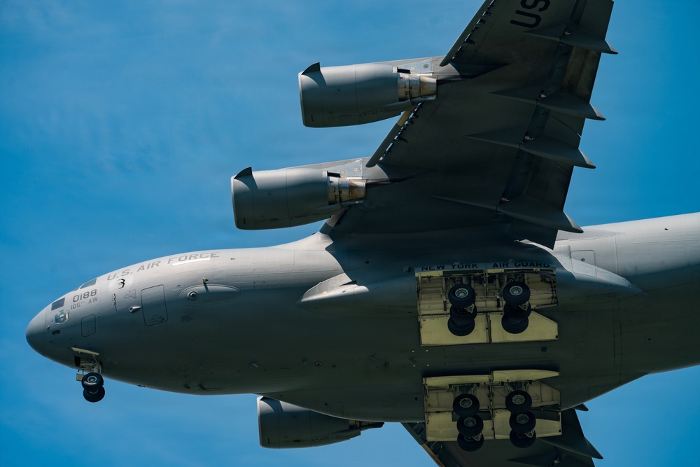 Mighty moose over the NY Air Show