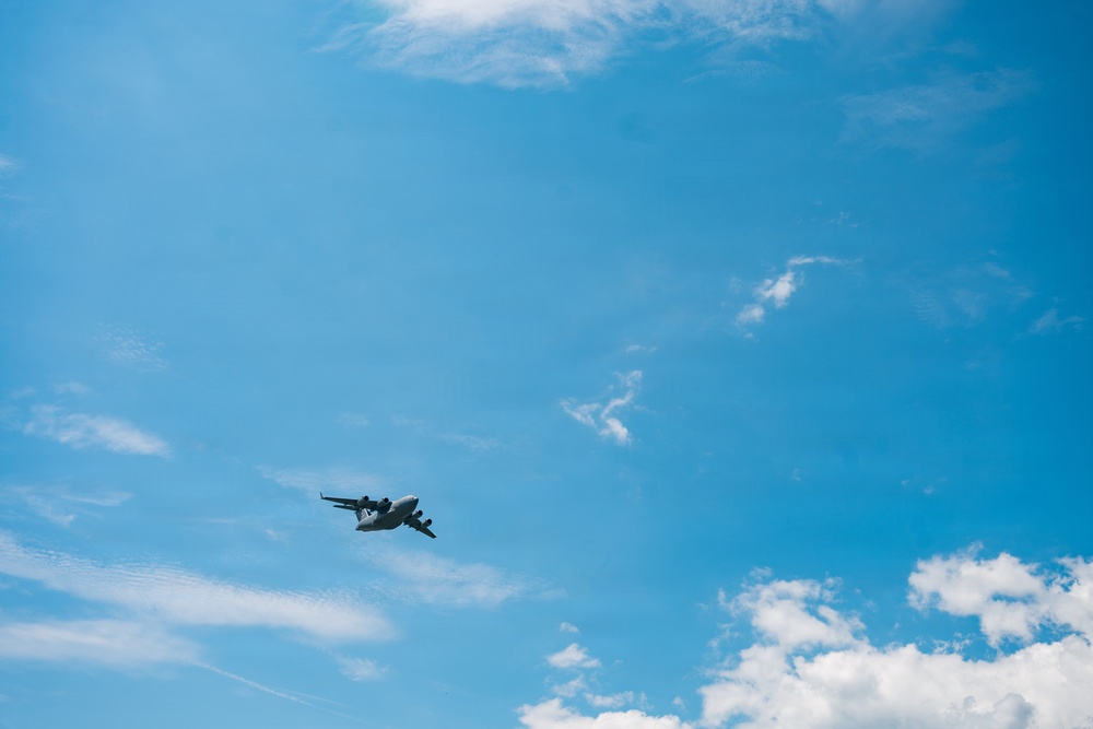 Mighty moose over the NY Air Show