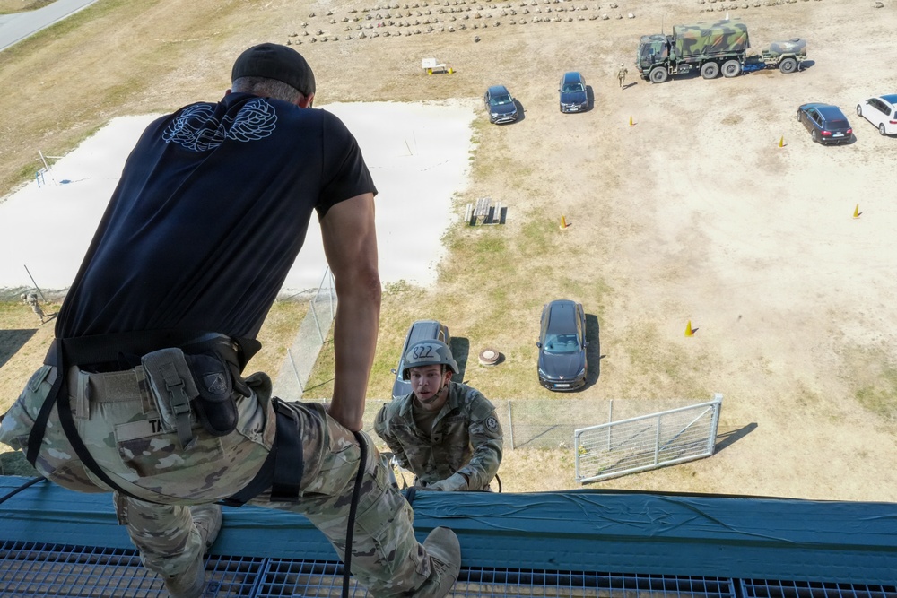 Air Assault Wall Rappel