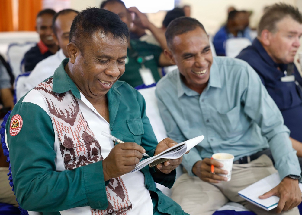 Pacific Partnership 2026 Simulated Exercise at the office of Civil Protection Authority in Dili, Timor-Leste