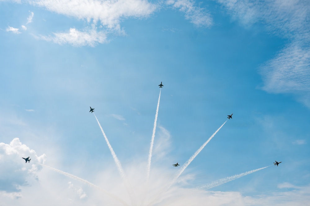 From the skies of the NY Air Show