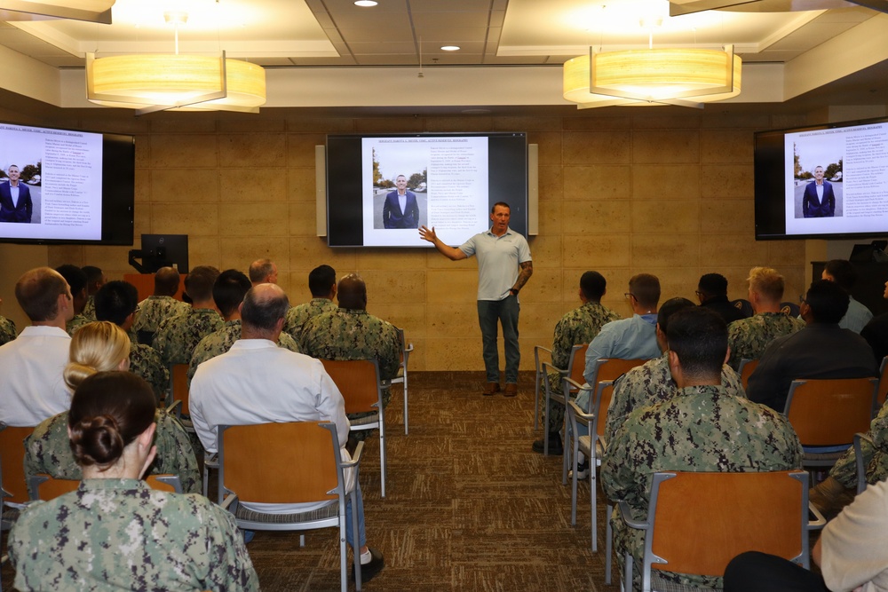 Medal of Honor Recipient Dakota Meyer visits NHCP