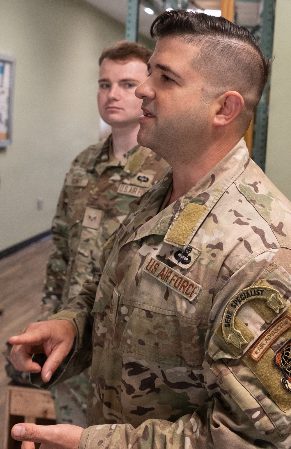 Col. McClintock SERE Visit