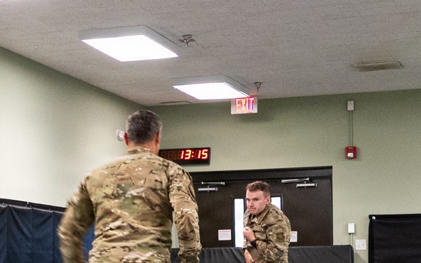 Col. McClintock SERE Visit