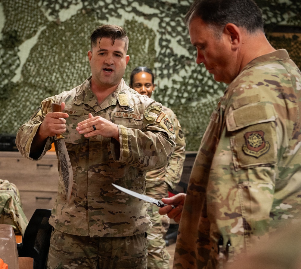 Col. McClintock SERE Visit