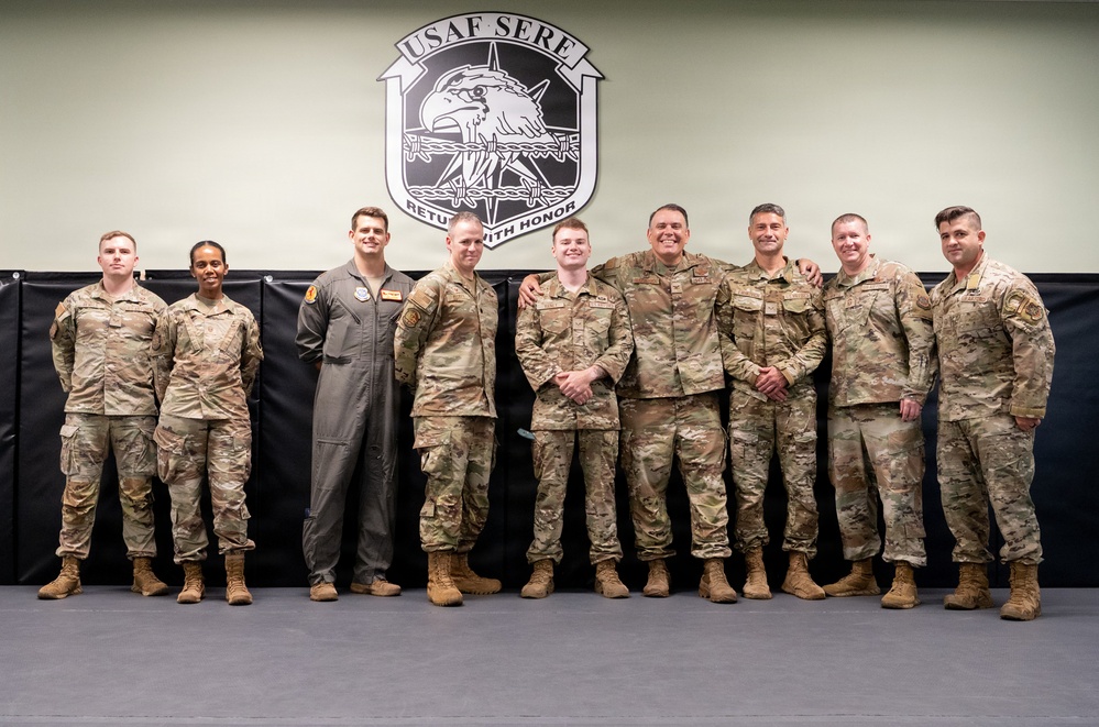 Col. McClintock SERE Visit