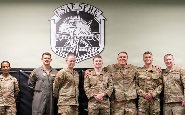 Col. McClintock SERE Visit