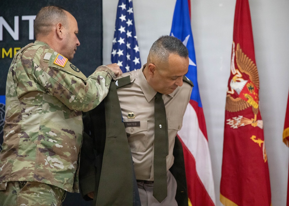 Col. Luis A. Mateo Promotion Ceremony
