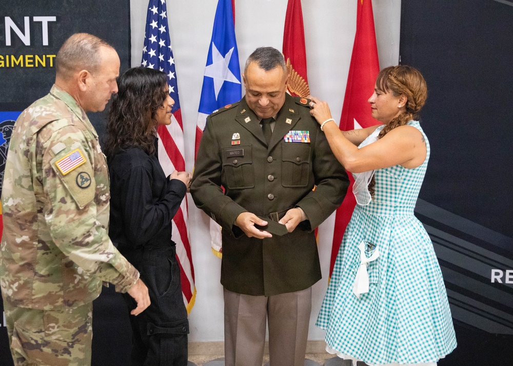 Col. Luis A. Mateo Promotion Ceremony