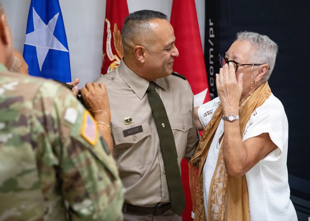 Col. Luis A. Mateo Promotion Ceremony