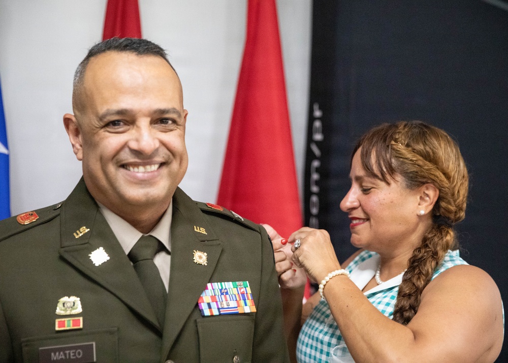 Col. Luis A. Mateo Promotion Ceremony