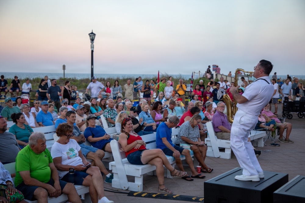 U.S. Naval Academy Band Performs in Bethany Beach, DE