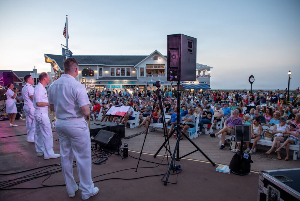 U.S. Naval Academy Band Performs in Bethany Beach, DE