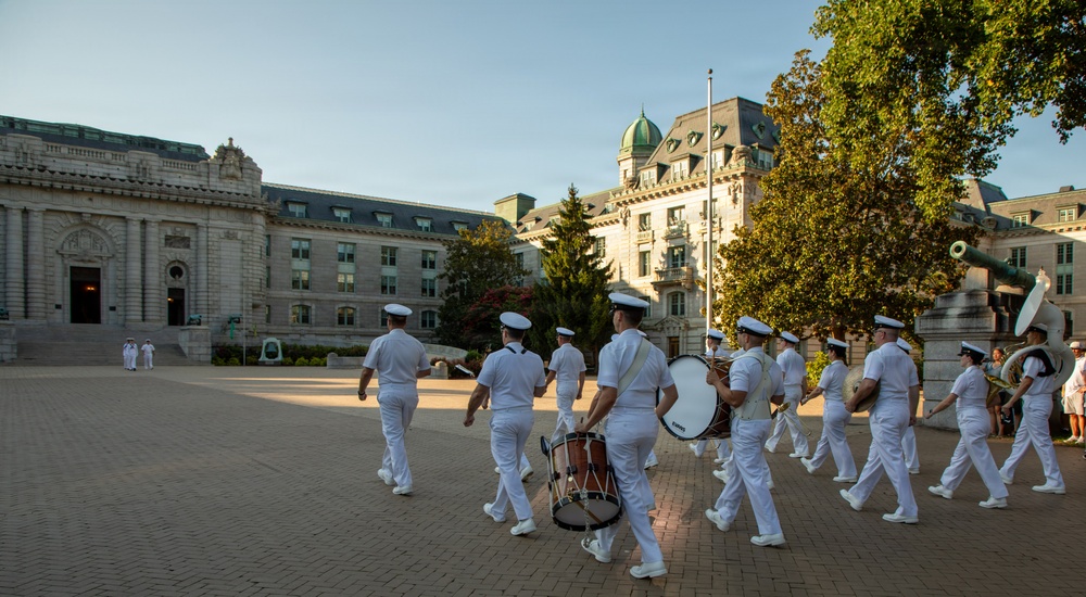 Plebe Parents Weekend Morning Colors