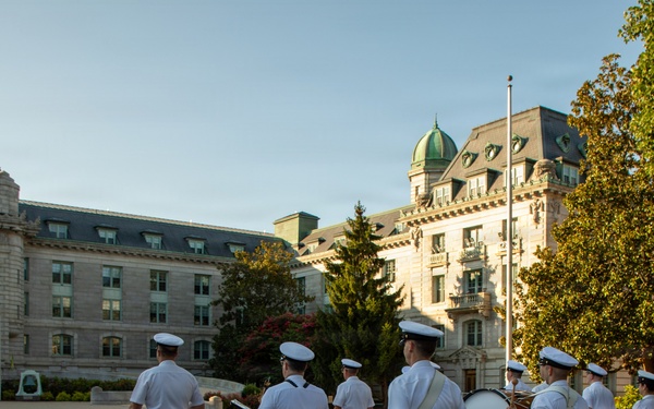 Plebe Parents Weekend Morning Colors