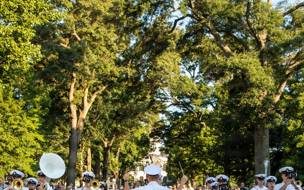 Plebe Parents Weekend Morning Colors