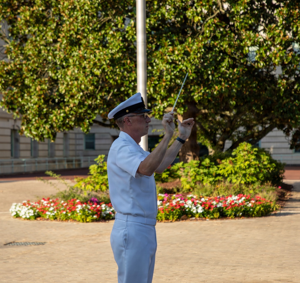 Plebe Parents Weekend Morning Colors