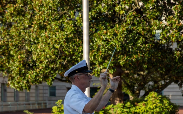 Plebe Parents Weekend Morning Colors