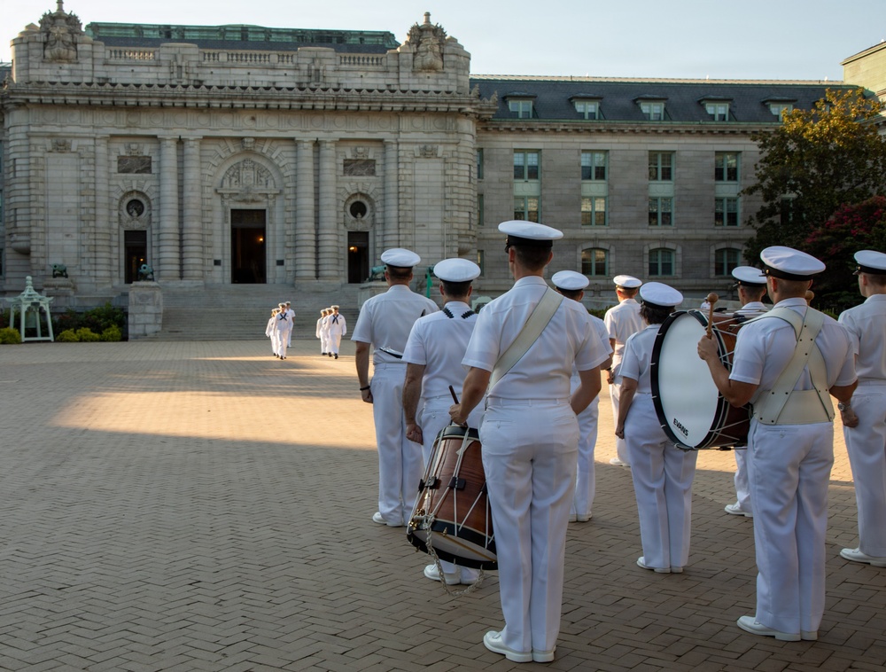 Plebe Parents Weekend Morning Colors