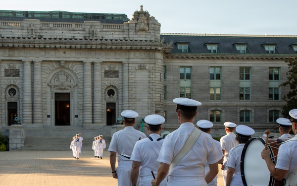 Plebe Parents Weekend Morning Colors
