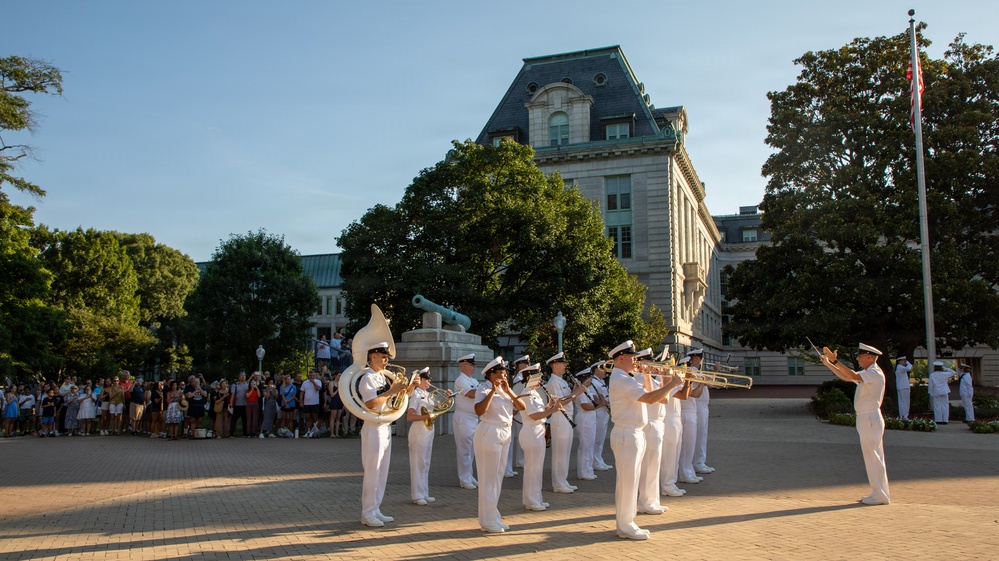 Plebe Parents Weekend Morning Colors