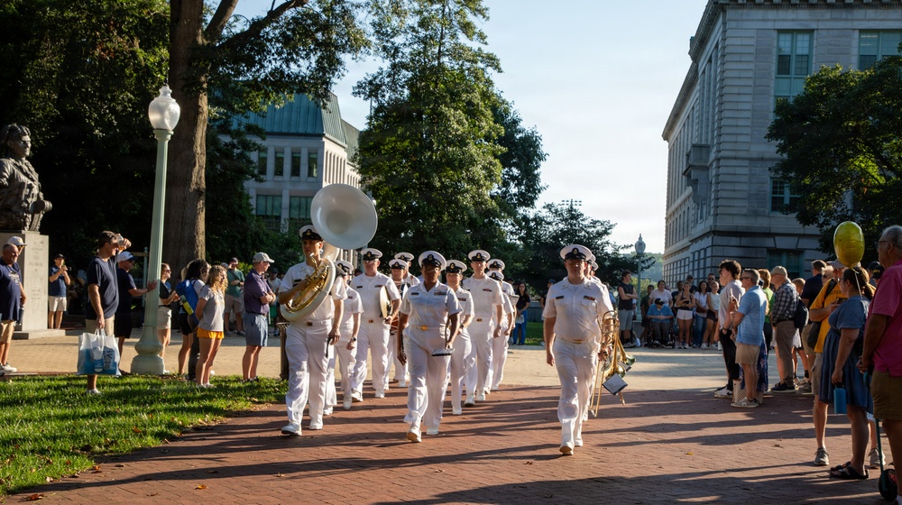 Plebe Parents Weekend Morning Colors