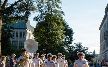 Plebe Parents Weekend Morning Colors