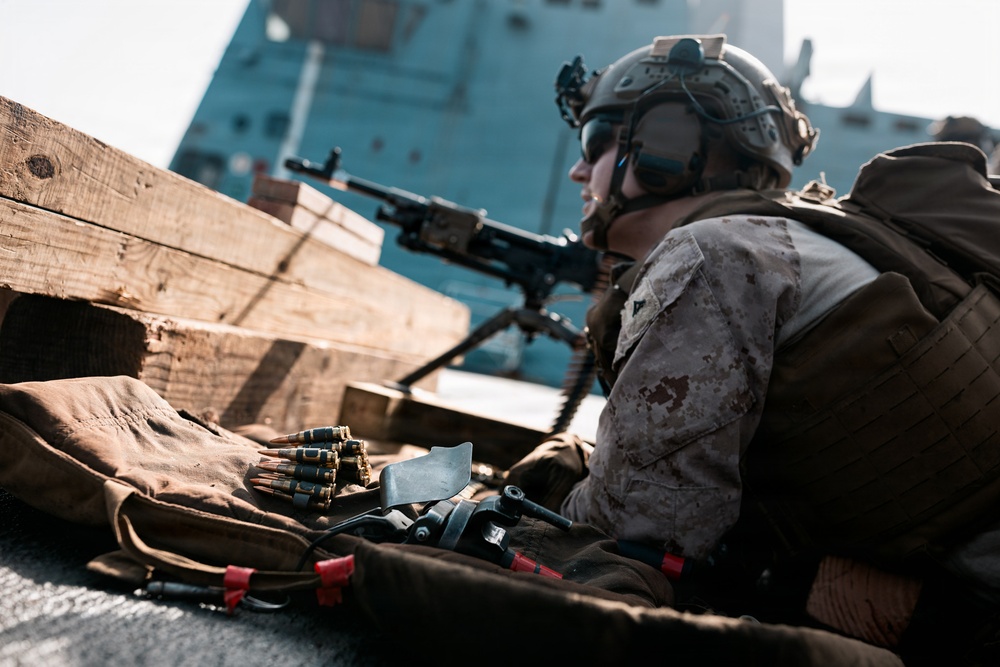 11th MEU Marines Conduct Marksmanship Training