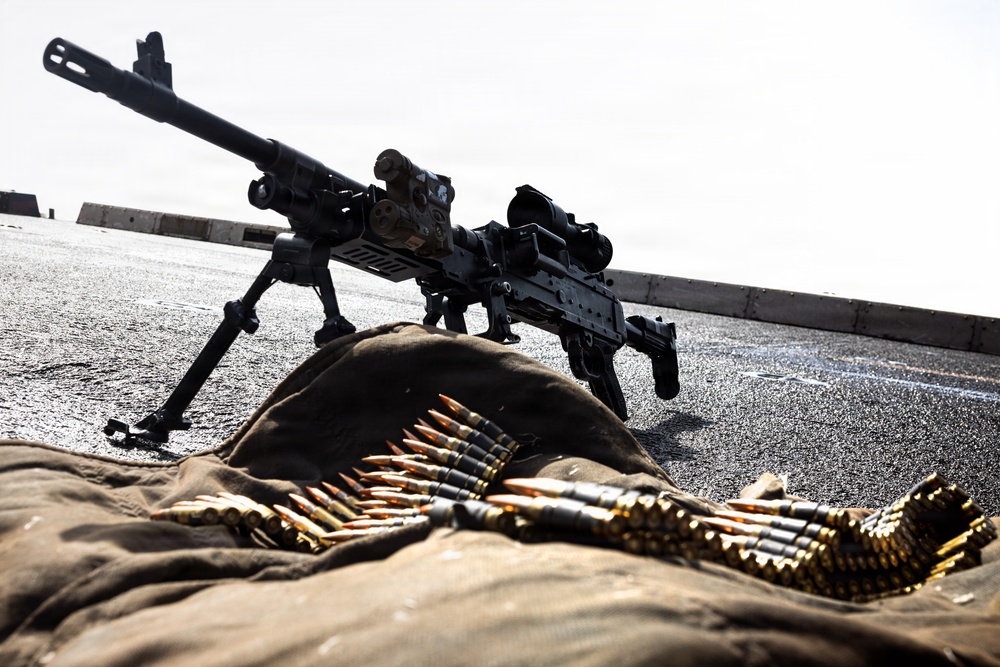11th MEU Marines Conduct Marksmanship Training