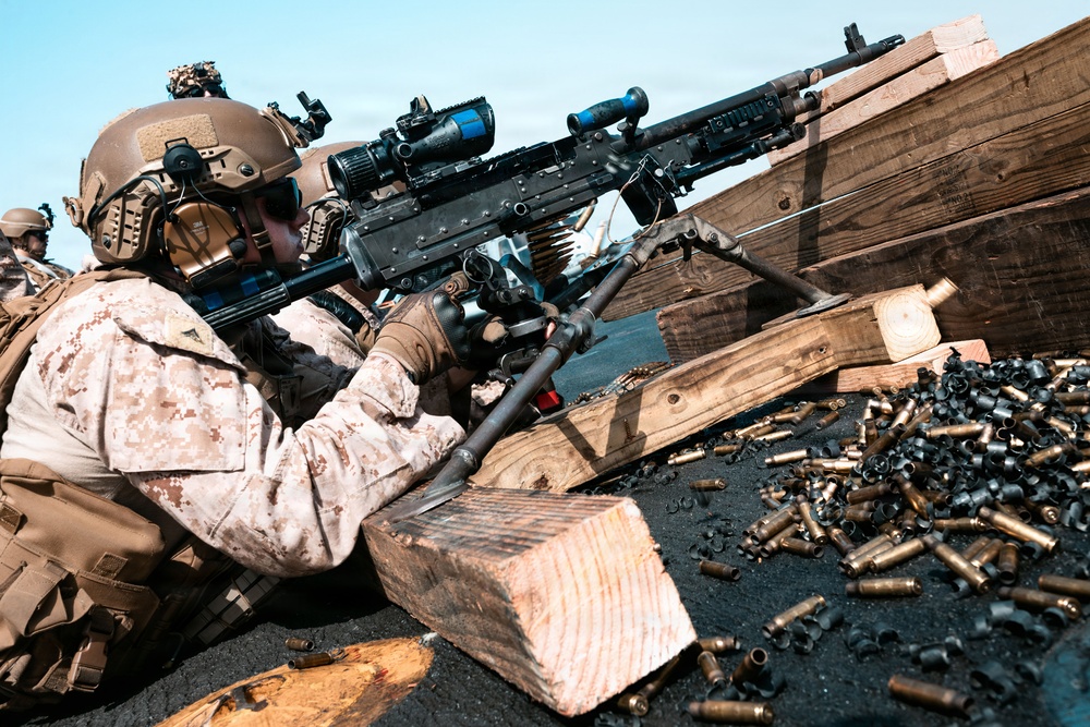11th MEU Marines Conduct Marksmanship Training