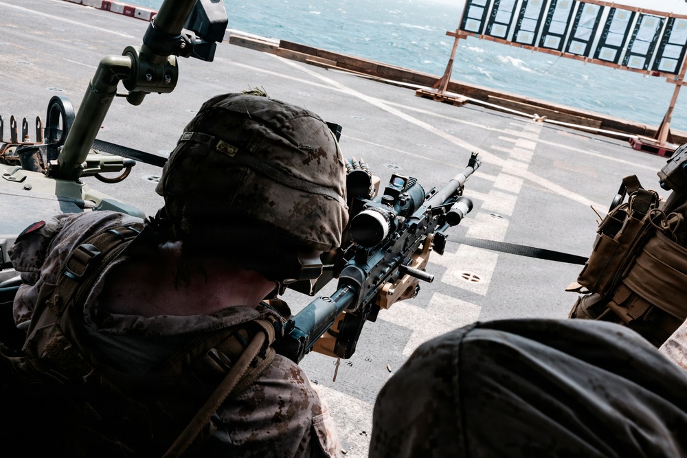 11th MEU Marines Conduct Marksmanship Training
