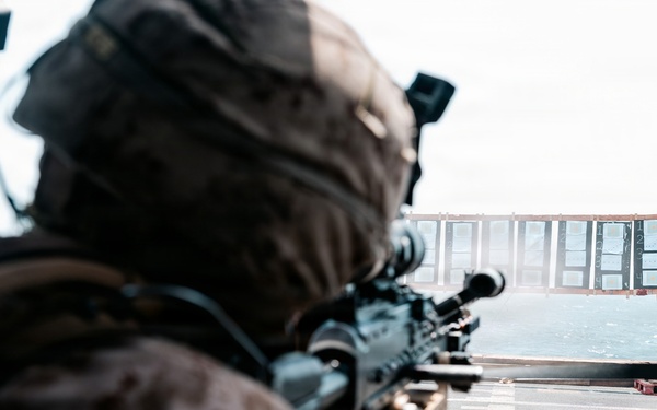 11th MEU Marines Conduct Marksmanship Training