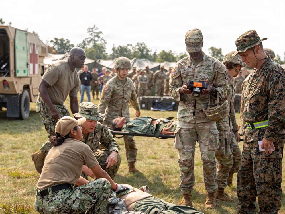 Northern Strike 26-2 tests joint medical response during mass-casualty training at Camp Grayling