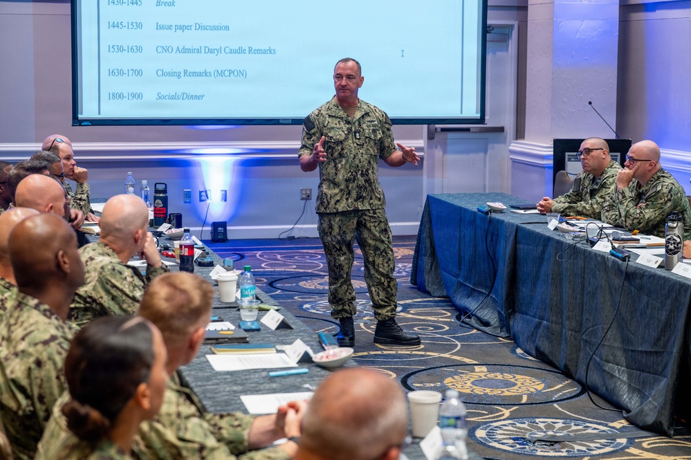 MCPON John Perryman leads CNO-Mandated Enlisted Readiness Council