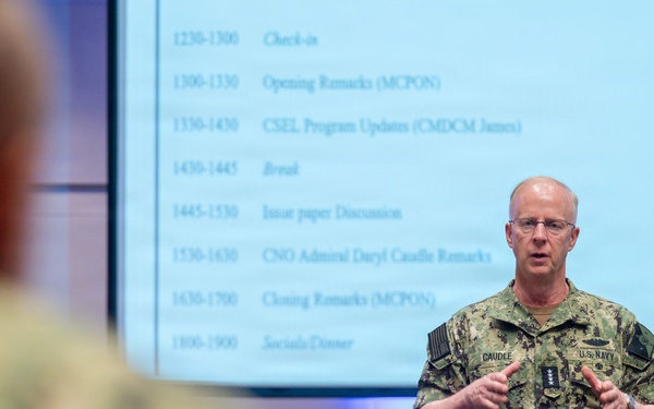 MCPON John Perryman leads CNO-Mandated Enlisted Readiness Council