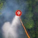 Oregon Guard HH-60 crew drops water on Hagen Fire