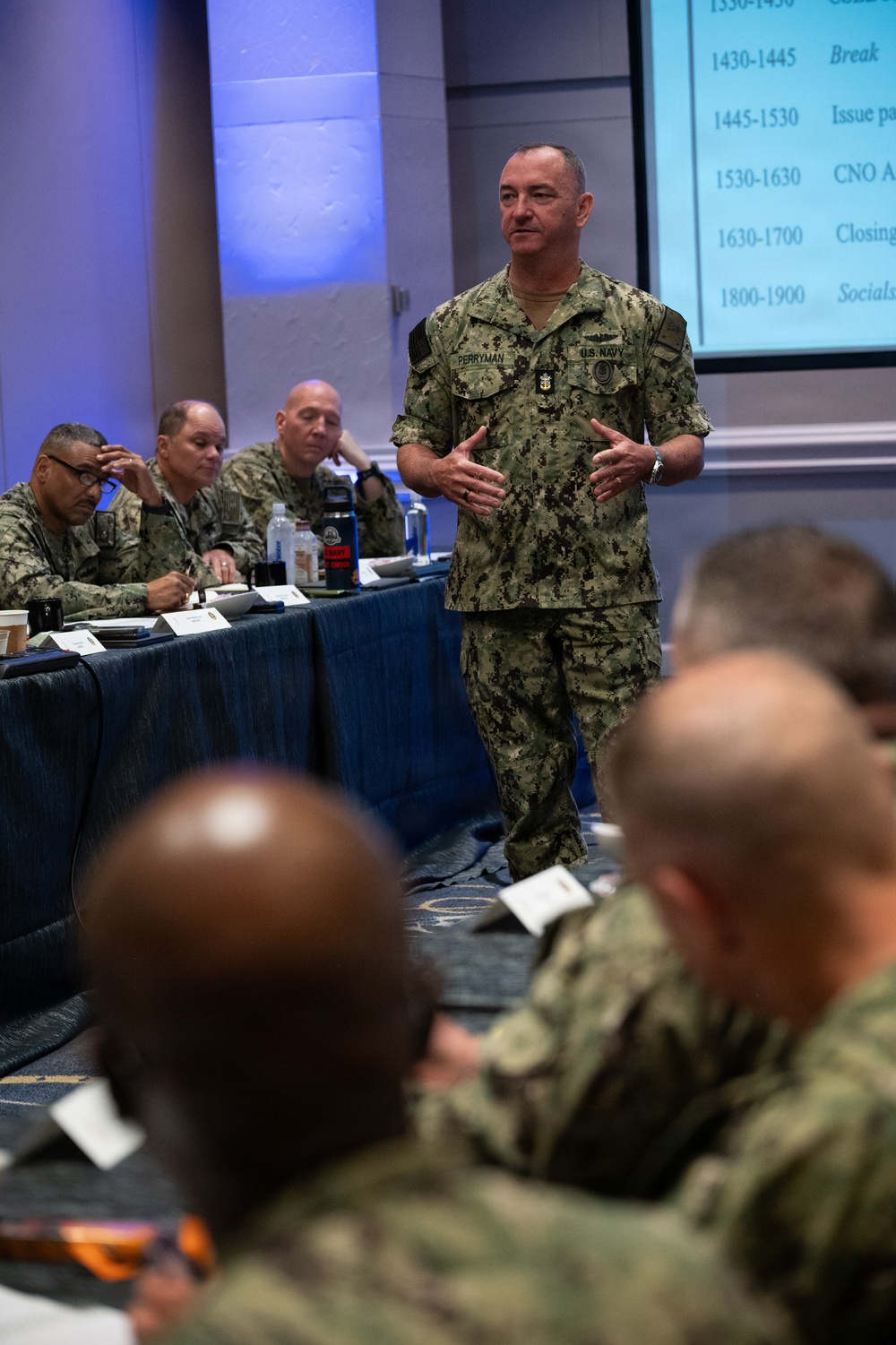 MCPON John Perryman leads CNO-Mandated Enlisted Readiness Council