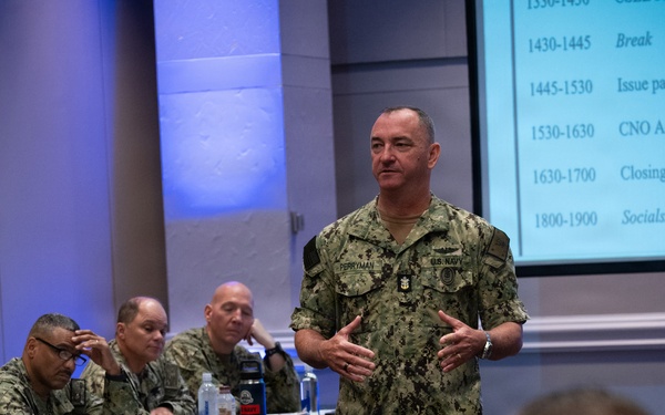 MCPON John Perryman leads CNO-Mandated Enlisted Readiness Council